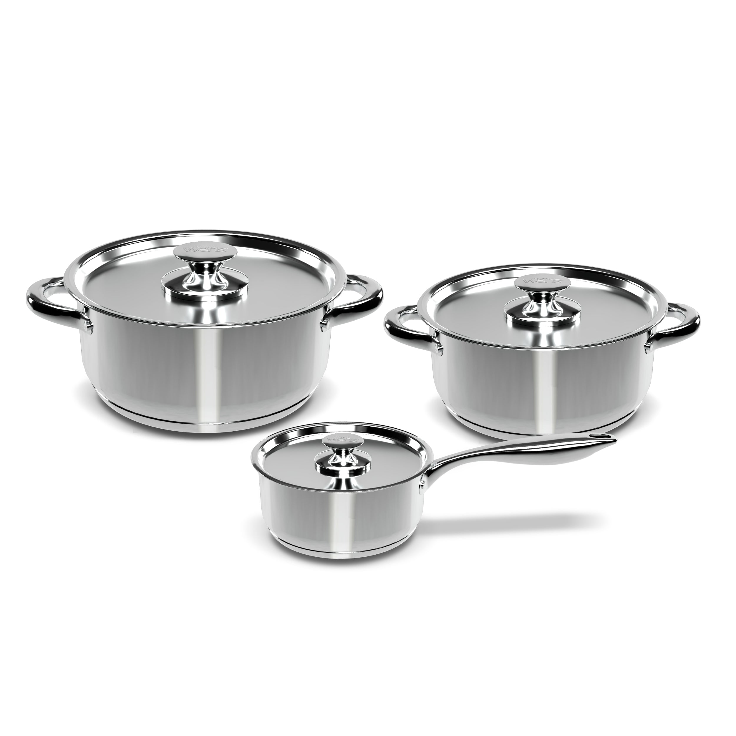 Batería de Cocina 6 Piezas Acero 410-6SS