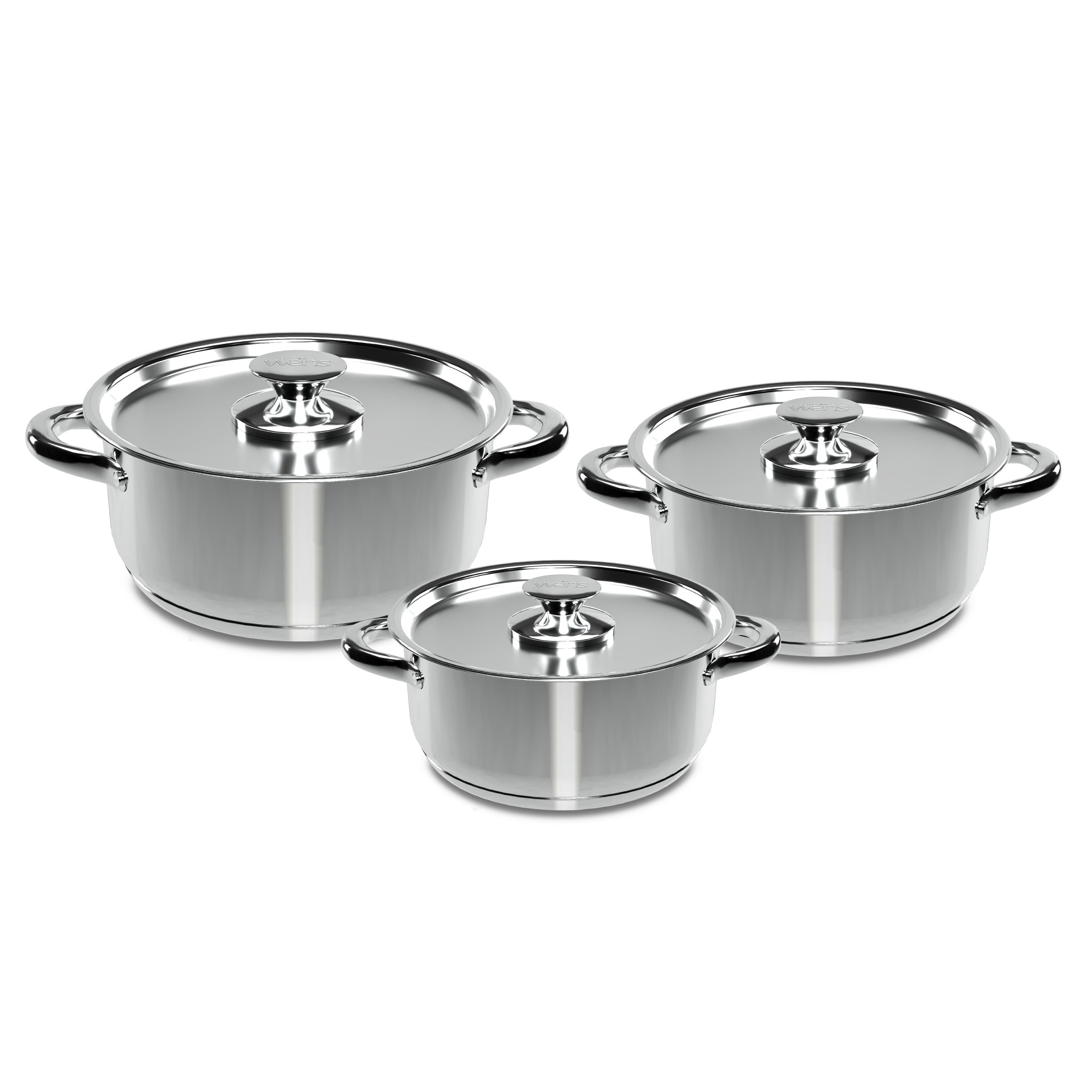 Batería de cocina 6 piezas Acero 420-6SS