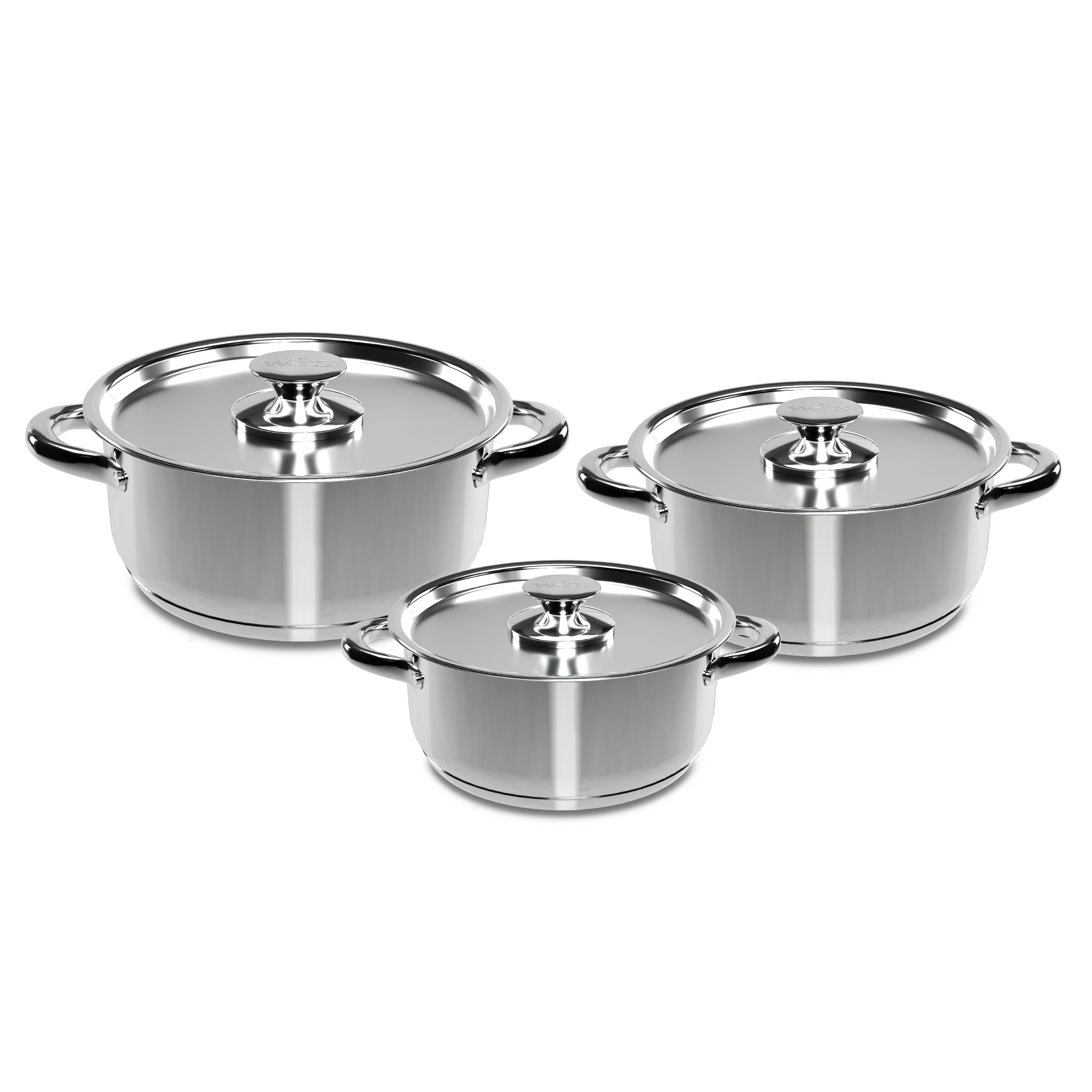 Batería de cocina 6 piezas Acero 420-6SS