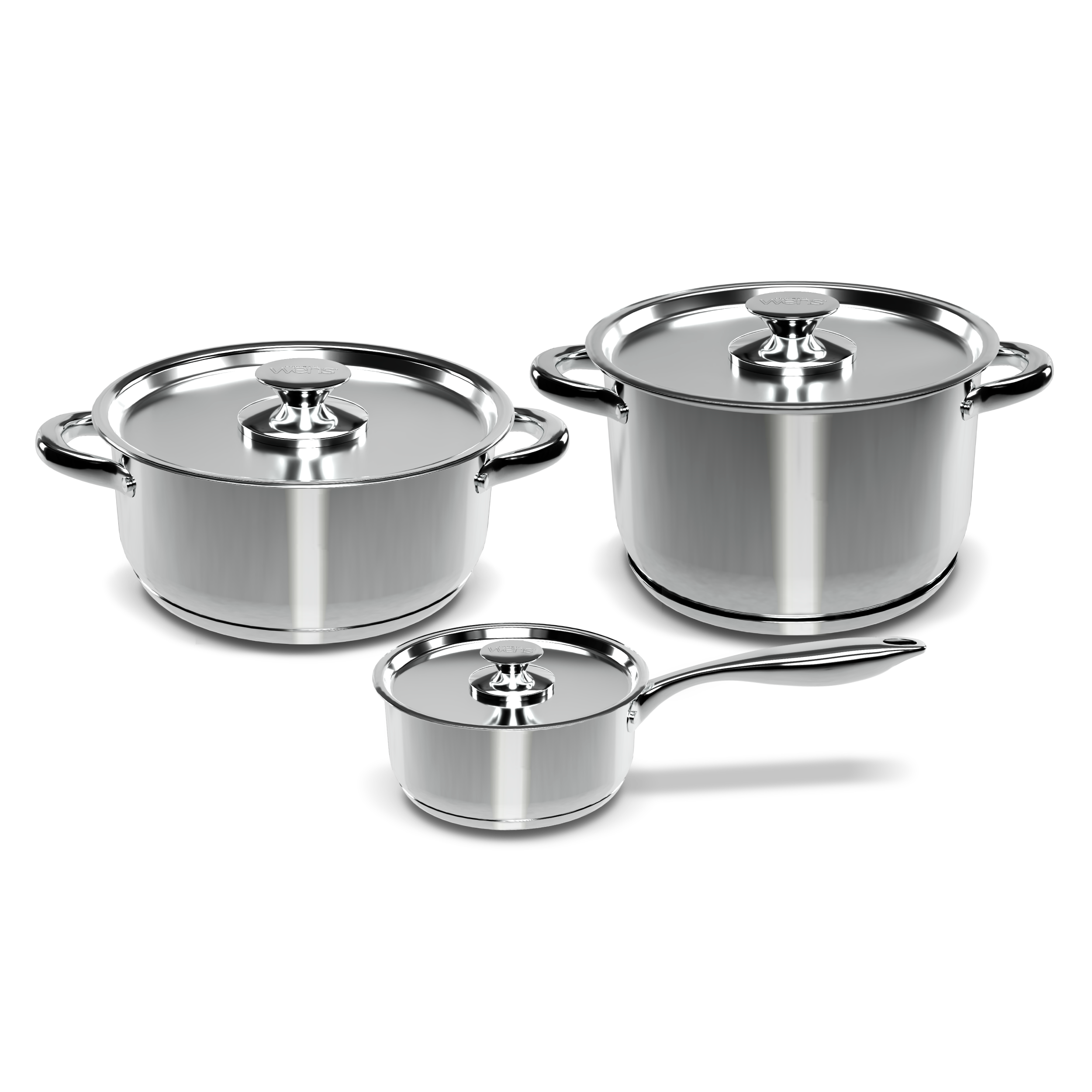 Batería de cocina 6 Piezas Acero 430-6SS