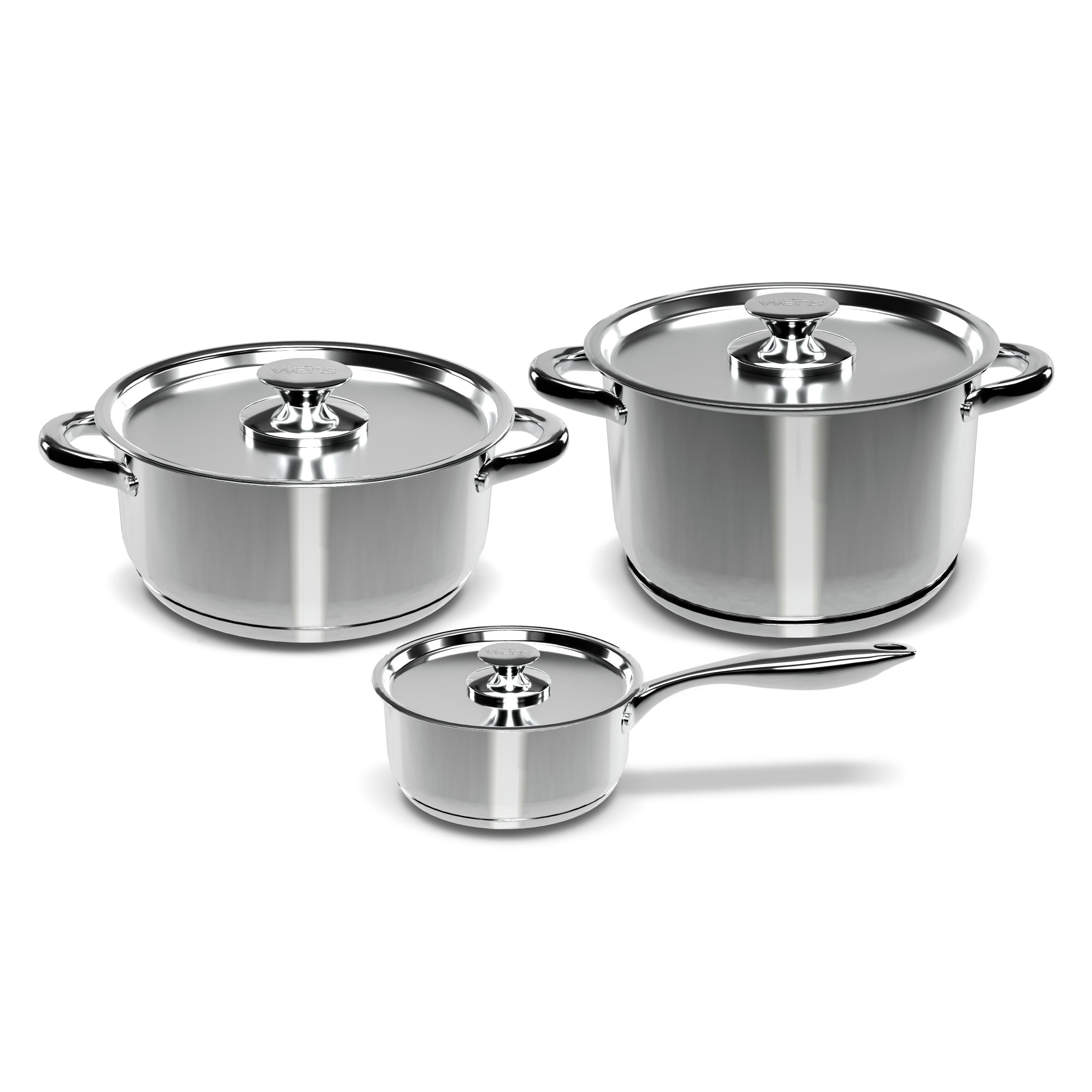 Batería de cocina 6 Piezas Acero 430-6SS