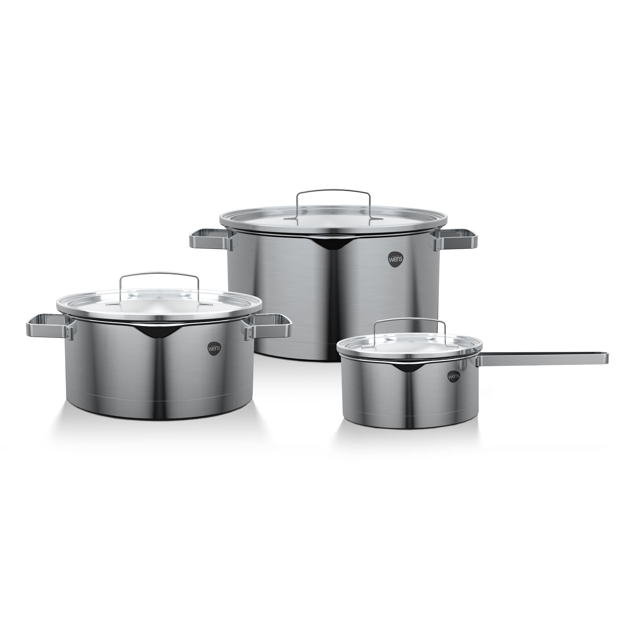 Batería de Cocina Wens Acero Inoxidable 6 Pcs Wens