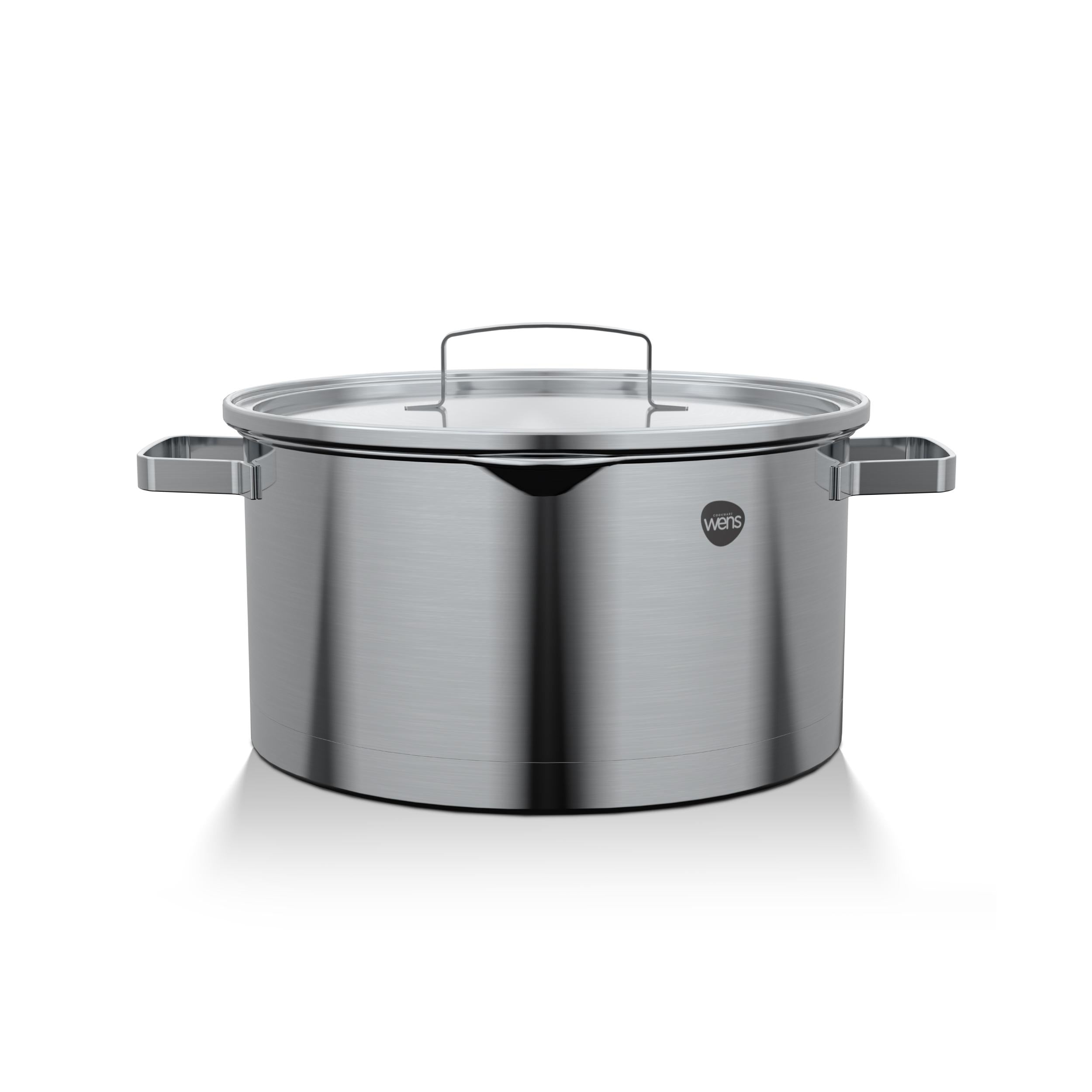 Cacerola Acero Inoxidable con tapa 24Cm Wens