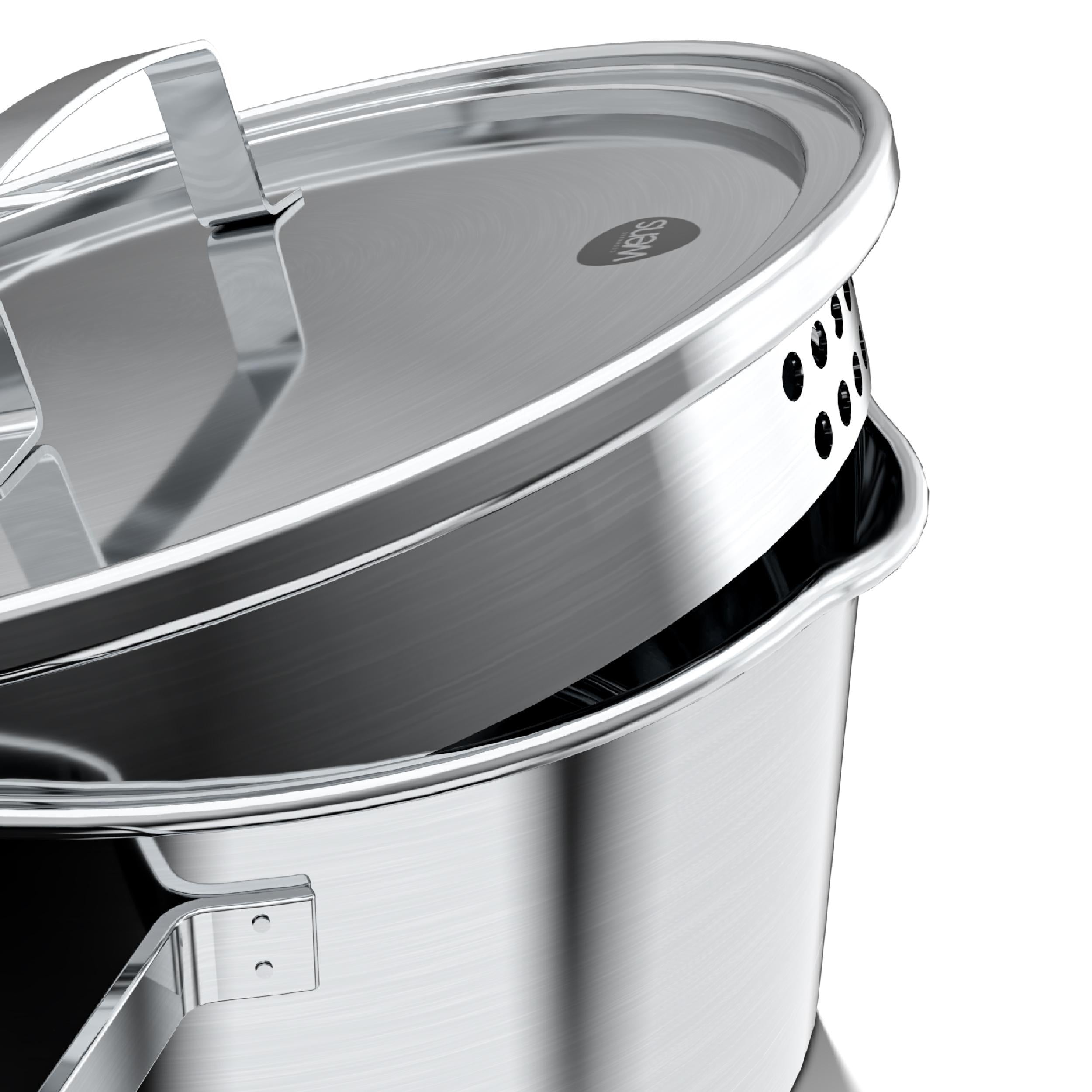 Batería de Cocina Wens Acero Inoxidable 7 Pcs Wens