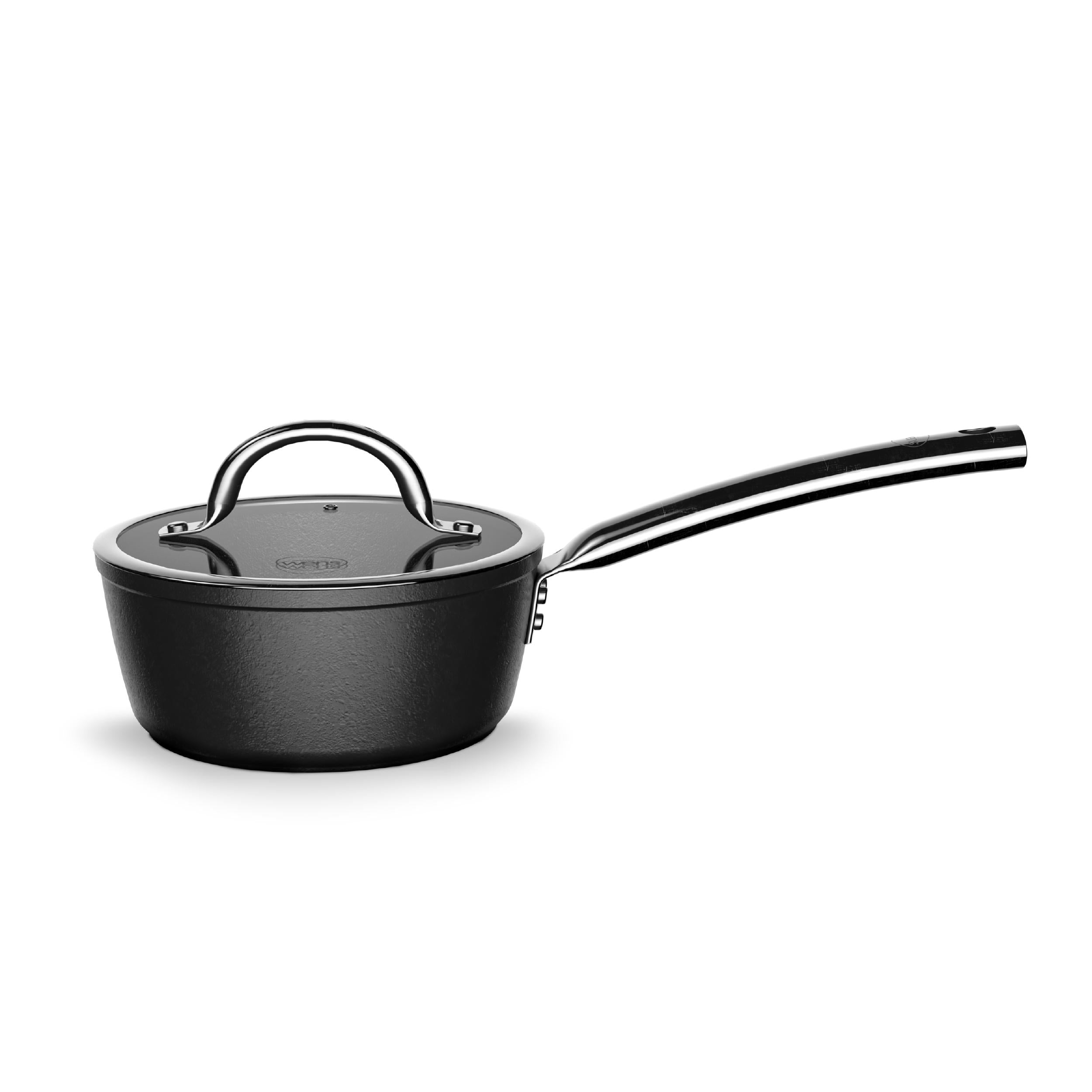 Batería de Cocina 7 Piezas Aluminio Forjado Black